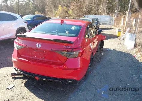 2022 Honda Civic Sport z USA, uszkodzony, nr VIN 2HGFE2F56NH599159